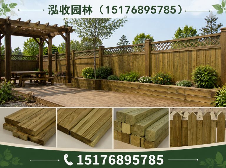 来宾防腐木凉亭展示图